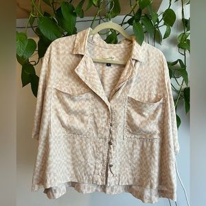 Patterned Button Down Shirt